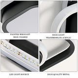 Tyalez Square LED Acrylic Living Room Ceiling Light