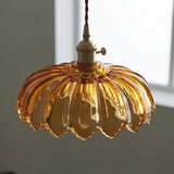 Tyalez Chic Glass Flower Pendant Lamp