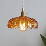 Tyalez Chic Glass Flower Pendant Lamp