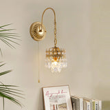 Tyalez Medieval Crystal Crown Wall Light