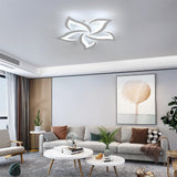 Tyalez Contemporary Flower Shape Iron LED Ceiling Light For Living Room