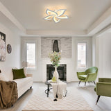 Tyalez Contemporary Flower Shape Iron LED Ceiling Light For Living Room