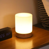 Nordic Atmosphere Bedroom Decorative Cylindrical Table Lamp