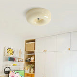 Minimalist Bauhaus Style Cream Glass Ceiling Lamp