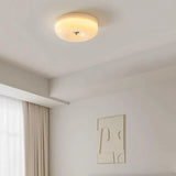 Minimalist Bauhaus Style Cream Glass Ceiling Lamp