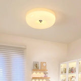 Minimalist Bauhaus Style Cream Glass Ceiling Lamp