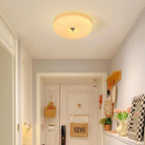 Minimalist Bauhaus Style Cream Glass Ceiling Lamp