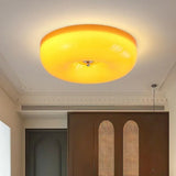 Minimalist Bauhaus Style Cream Glass Ceiling Lamp