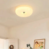 Minimalist Bauhaus Style Cream Glass Ceiling Lamp