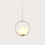 Tyalez Modern Frosted Glass Ball Chandelier