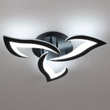 Tyalez Contemporary Flower Shape Iron LED Ceiling Light For Living Room
