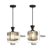 Tyalez Luxury Crystal Bedroom Hanging Pendant Light