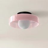 Tyalez Glass Round LED Ceiling Light