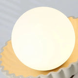 Cream Bud Glass Flush Ceiling Light