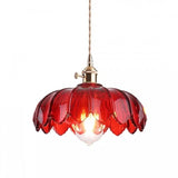 Tyalez Chic Glass Flower Pendant Lamp