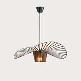 Tyalez Modern Simple Fabric Hat Shape Pendant Light