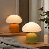 Tyalez French Cream Mushroom Lamp