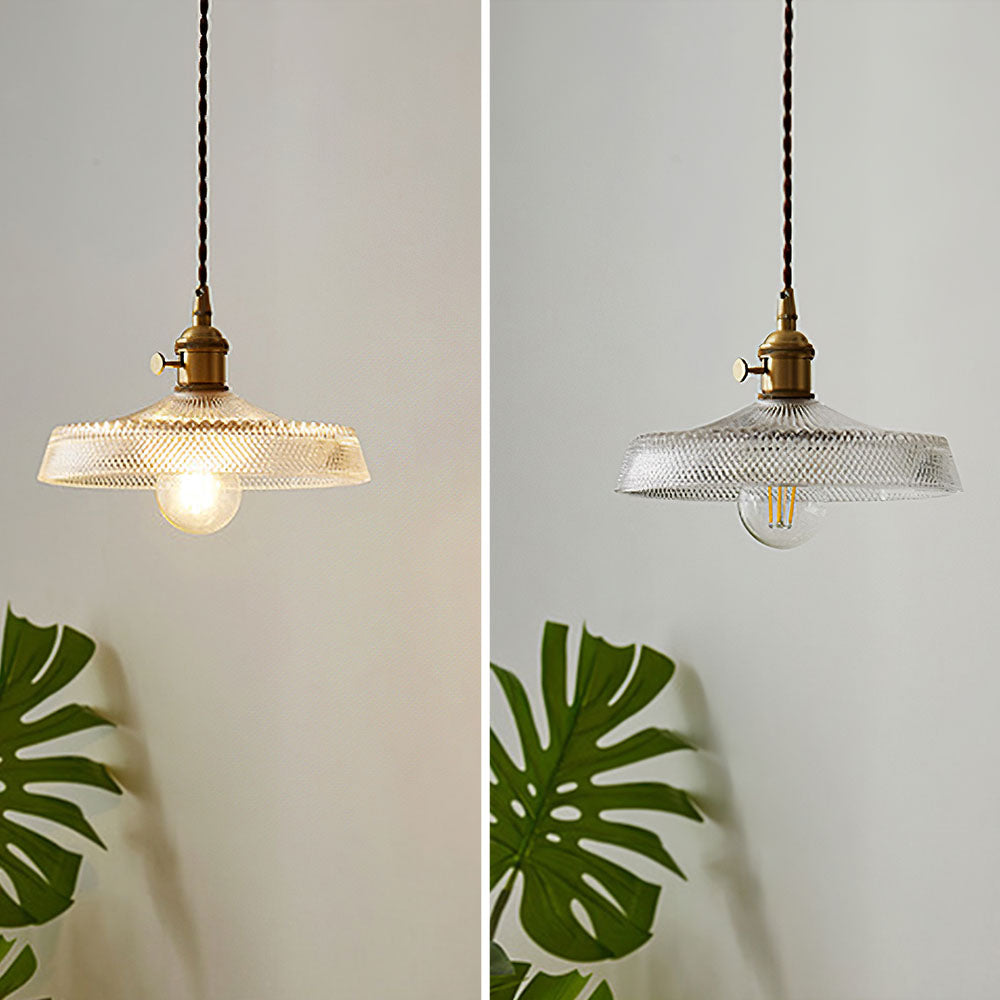 Tyalez Nordic Vintage Glass Bedroom Pendant Lights