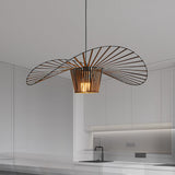 Tyalez Modern Simple Fabric Hat Shape Pendant Light
