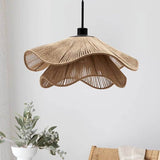 Tyalez Vintage Straw Hat Petal Chandelier