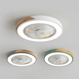 Tyalez Modern Wood Ceiling Fans With LED Lights