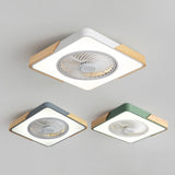 Tyalez Modern Wood Ceiling Fans With LED Lights