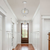 Tyalez Nordic Simple Globular Glass Hallway Pendant Lighting