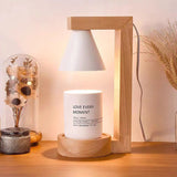 Tyalez Simple Wood Bedroom Mini Warming Candle Lamp