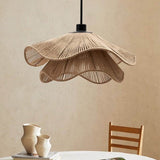 Tyalez Vintage Straw Hat Petal Chandelier