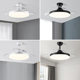 Simple Low Profile Ceiling Fan With LED Light