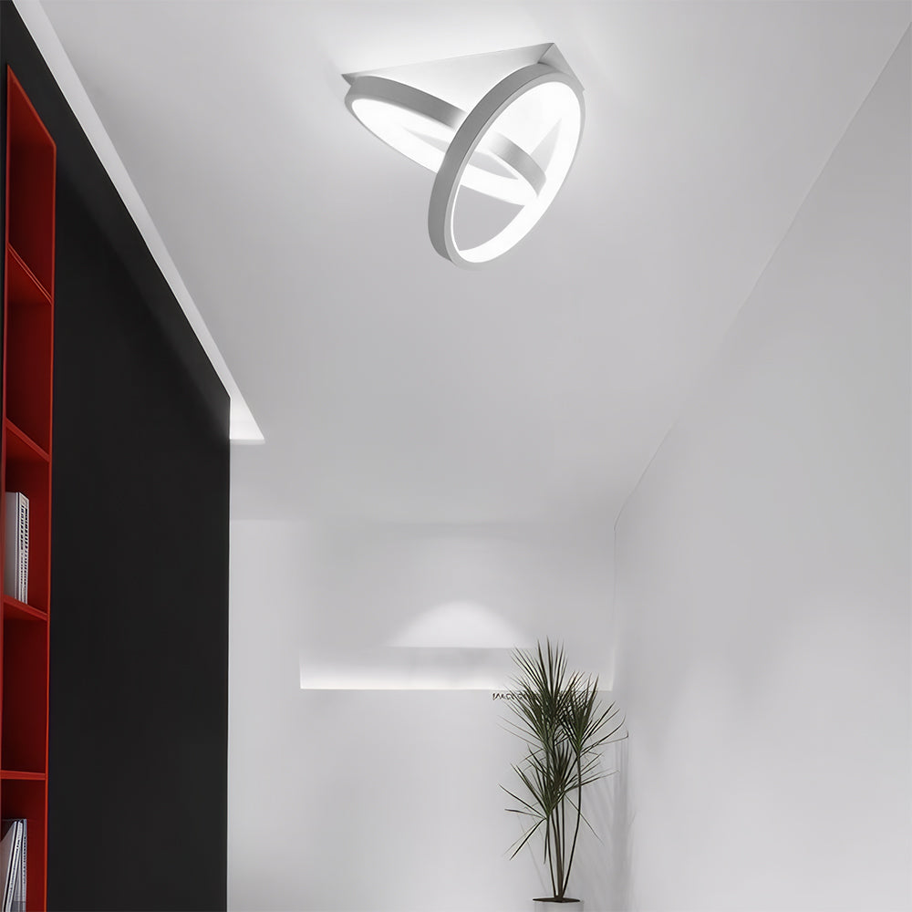 Tyalez Modern Simple Metal Flush Mount Hallway Ceiling Light