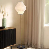 Tyalez Classic Silk White Floor Lamp For Living Room