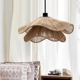 Tyalez Vintage Straw Hat Petal Chandelier