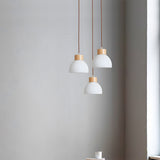 Tyalez Creative Bowl-shaped Glass Bedroom Pendant Lamp Fixtures
