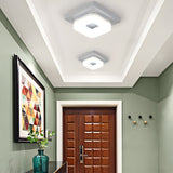 Tyalez Modern Square Acrylic Led Hallway Ceiling Light