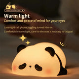Tyalez Kawaii Panda Led Silicone Night Light Lamp