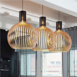 Tyalez Vintage wooden Pendant Light