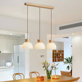 Tyalez Creative Bowl-shaped Glass Bedroom Pendant Lamp Fixtures