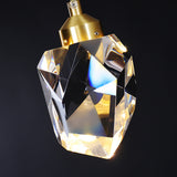 Tyalez Creative Modern Crystal Gold Raindrop Chandelier