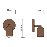 Tyalez Simple Modern Small Stained Wall Sconce