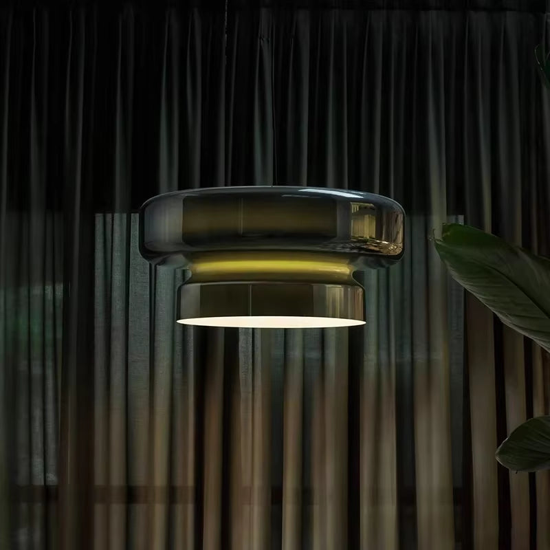 Tyalez Creative Stained Glass Ceiling Light