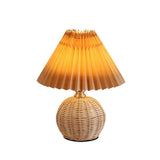 Tyalez Modern Simple Bamboo Weaving Table Lamps