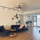 Tyalez Modern Simple Fabric Hat Shape Pendant Light
