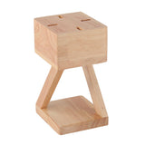 Tyalez Contemporary Wood Bedroom Square Mini Warming Candle Lamp