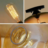 Industrial-Style Globe Glass Ceiling Lamp for Corridor & Entryway