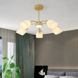 Tyalez Nordic Decor Frosted Glass LED Bedroom Ceiling Light