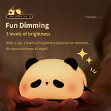 Tyalez Kawaii Panda Led Silicone Night Light Lamp