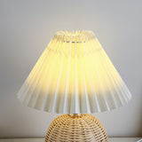 Tyalez Modern Simple Bamboo Weaving Table Lamps