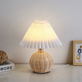 Tyalez Modern Simple Bamboo Weaving Table Lamps