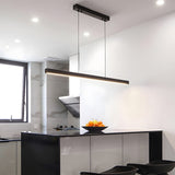 Tyalez Minimalist One-line Long LED Dining Room Pendant Lights